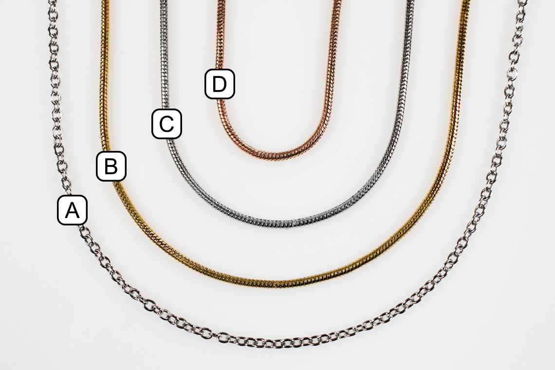 chains with letters